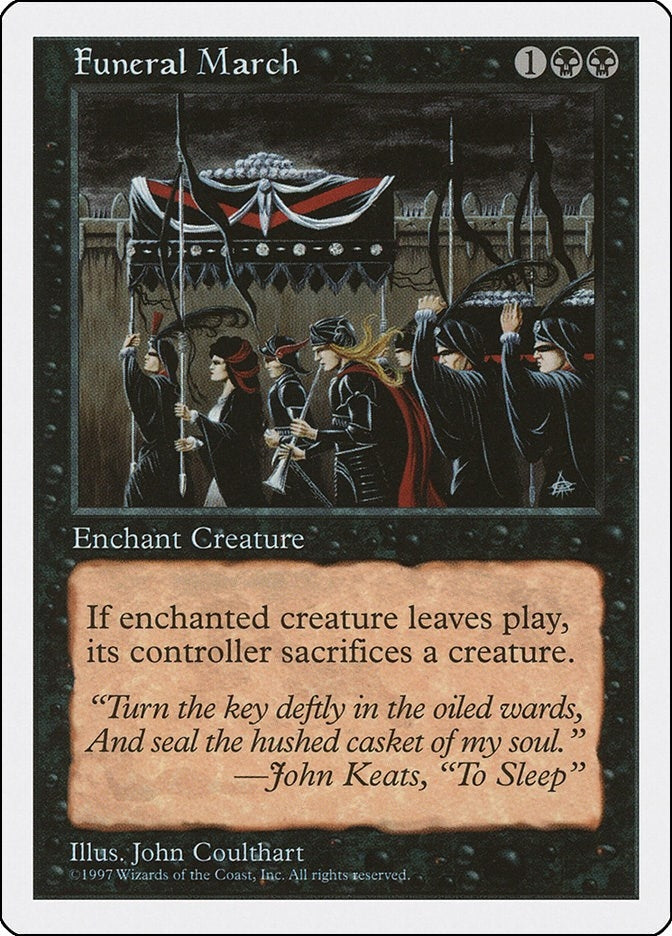 Image for Funeral March (Fifth Edition) - Magic: The Gathering