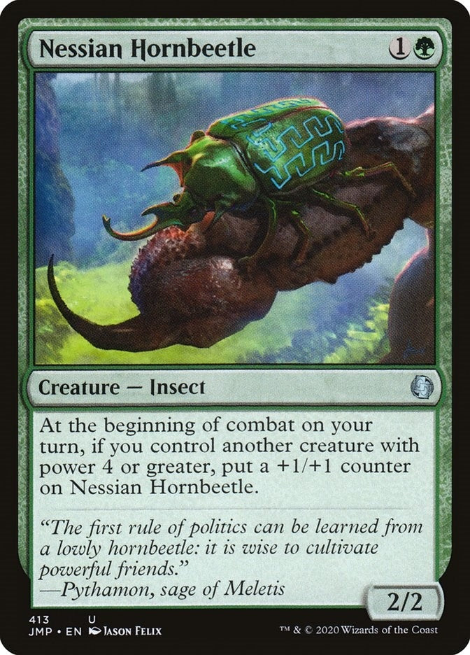 Image for Nessian Hornbeetle (Jumpstart) (413) - Magic: The Gathering