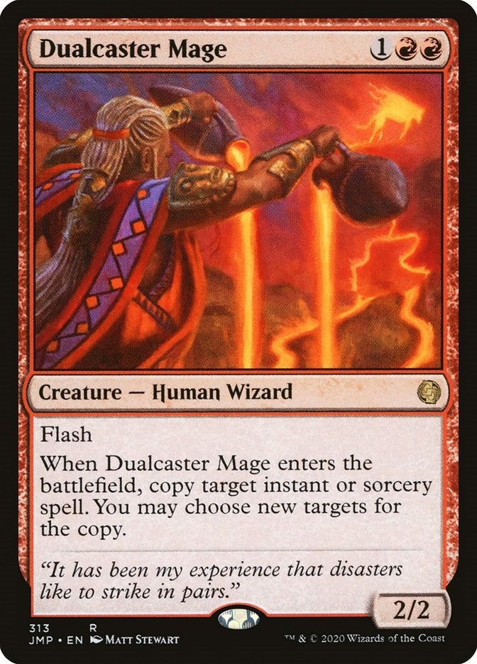 Image for Dualcaster Mage (Jumpstart) (313) - Magic: The Gathering