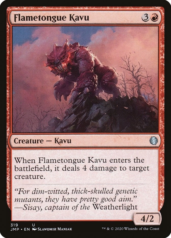 Image for Flametongue Kavu (Jumpstart) (319) - Magic: The Gathering