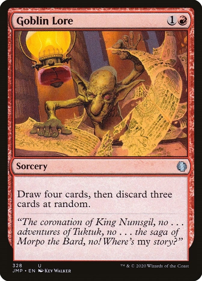 Image for Goblin Lore (Jumpstart) (328) - Magic: The Gathering