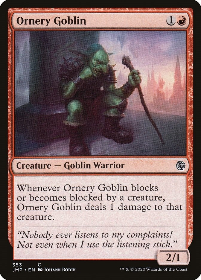 Image for Ornery Goblin (Jumpstart) (353) - Magic: The Gathering