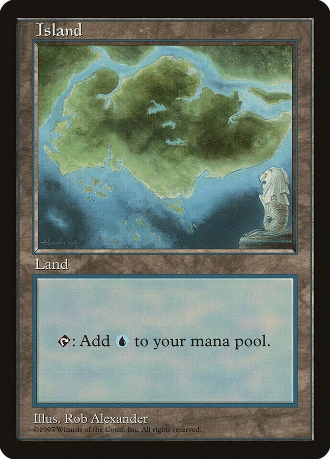 Image for Island - Clear Pack (Alexander) (APAC Lands) - Magic: The Gathering
