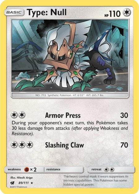 Image for Type: Null - 89/111 (SM Crimson Invasion) (Deck Exclusives) (089/111) - Pokemon