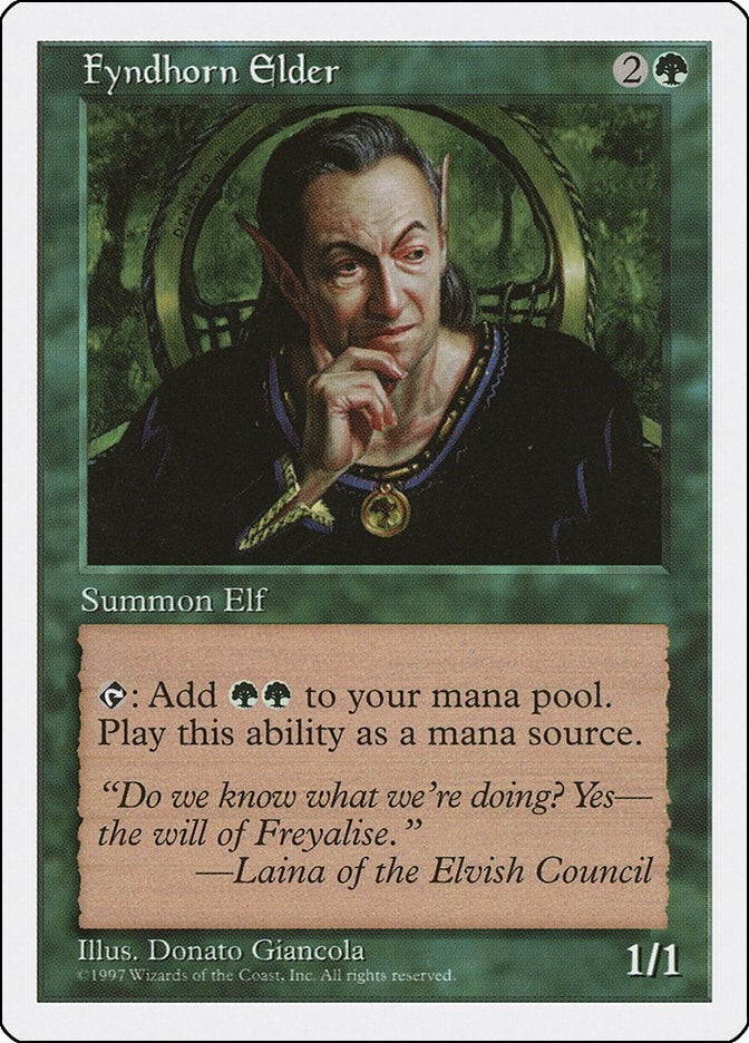 Image for Fyndhorn Elder (Fifth Edition) - Magic: The Gathering