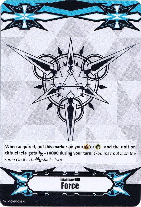 Image for Imaginary Gift [Force] // [Force II] Double-sided Gift Marker (Gift Markers) (V-GM/0001EN // V-GM2/0001EN) - Cardfight Vanguard