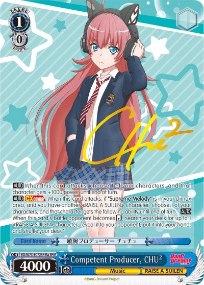 Image for Competent Producer, CHU² (SPM) (A) (BanG Dream! Vol.2) (BD/W73-E072SPMa SPM) - Weiss Schwarz