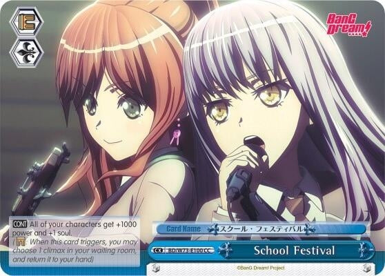 Image for School Festival (BanG Dream! Vol.2) (BD/W73-E100 CC) - Weiss Schwarz