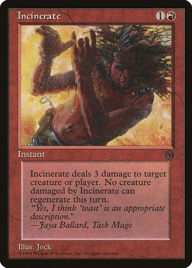 Image for Incinerate (Arena Promos) - Magic: The Gathering