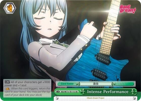 Image for Intense Performance (SR) (BanG Dream! Vol.2) (BD/W73-TE11S SR) - Weiss Schwarz