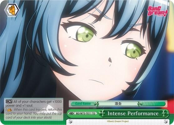 Image for Intense Performance (BanG Dream! Vol.2) (BD/W73-TE11 TD) - Weiss Schwarz