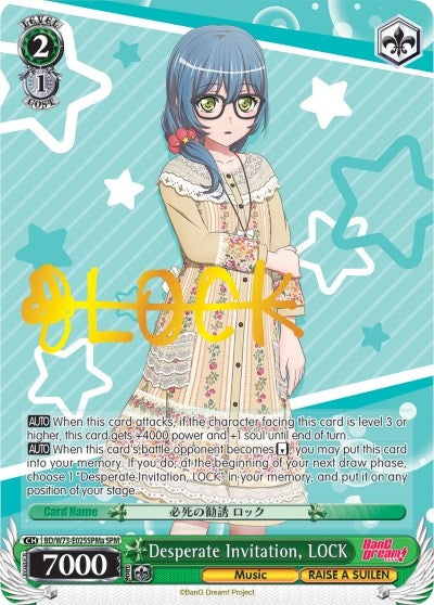 Image for Desperate Invitation, LOCK (SPM) (A) (BanG Dream! Vol.2) (BD/W73-E025SPMa SPM) - Weiss Schwarz