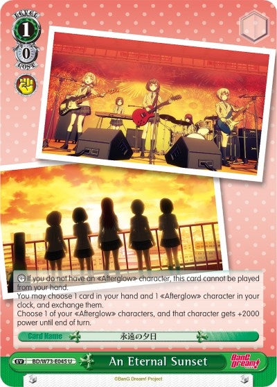 Image for An Eternal Sunset (BanG Dream! Vol.2) (BD/W73-E045 U) - Weiss Schwarz