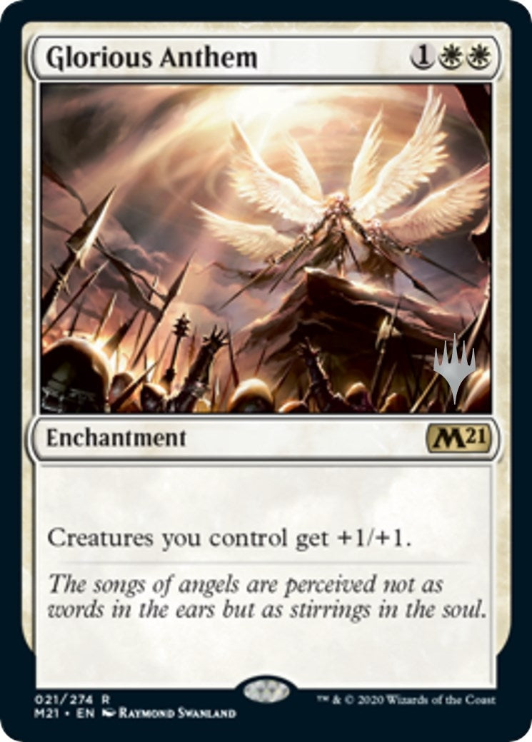 Image for Glorious Anthem (Promo Pack: Core Set 2021) (21) - Magic: The Gathering