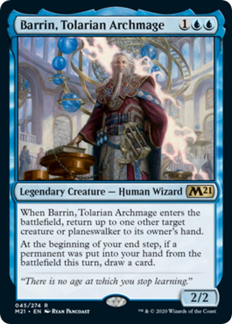 Image for Barrin, Tolarian Archmage (Promo Pack: Core Set 2021) (45) - Magic: The Gathering