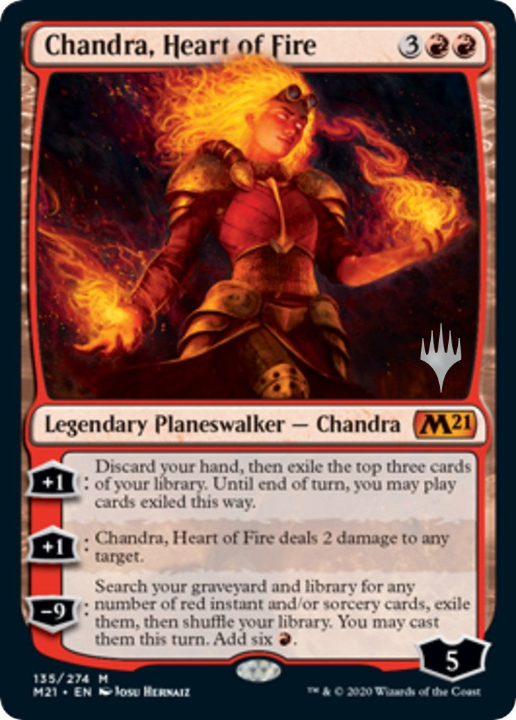 Image for Chandra, Heart of Fire (Promo Pack: Core Set 2021) (135) - Magic: The Gathering