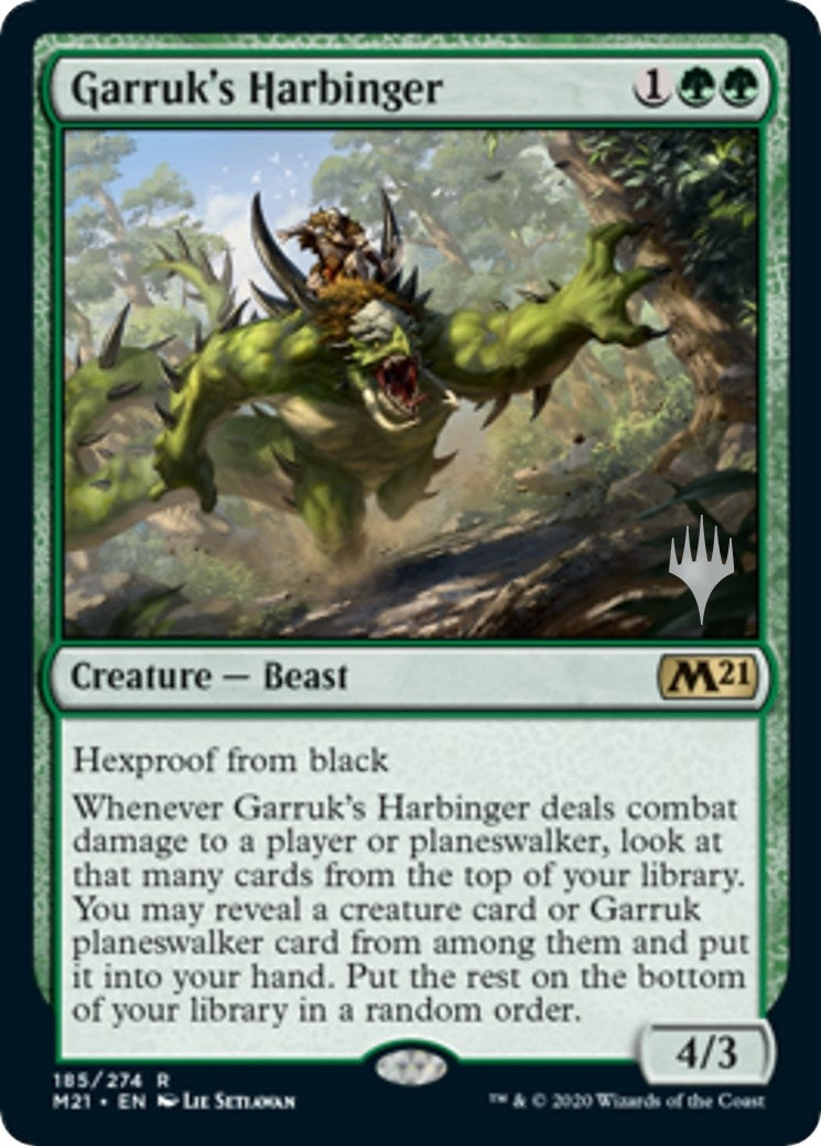 Image for Garruk's Harbinger (Promo Pack: Core Set 2021) (185) - Magic: The Gathering