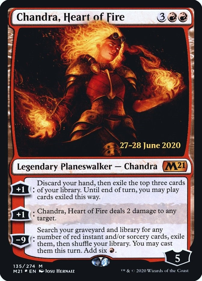 Image for Chandra, Heart of Fire (Prerelease Cards) (135) - Magic: The Gathering