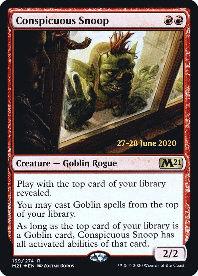 Image for Conspicuous Snoop (Prerelease Cards) (139) - Magic: The Gathering