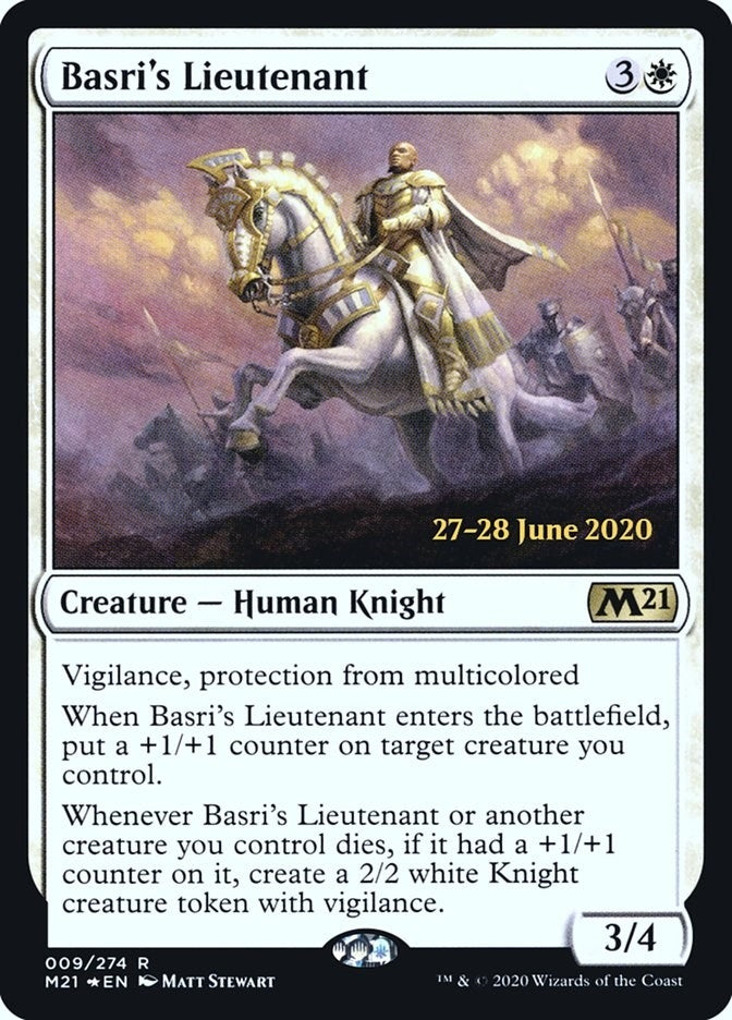 Image for Basri's Lieutenant (Prerelease Cards) (9) - Magic: The Gathering