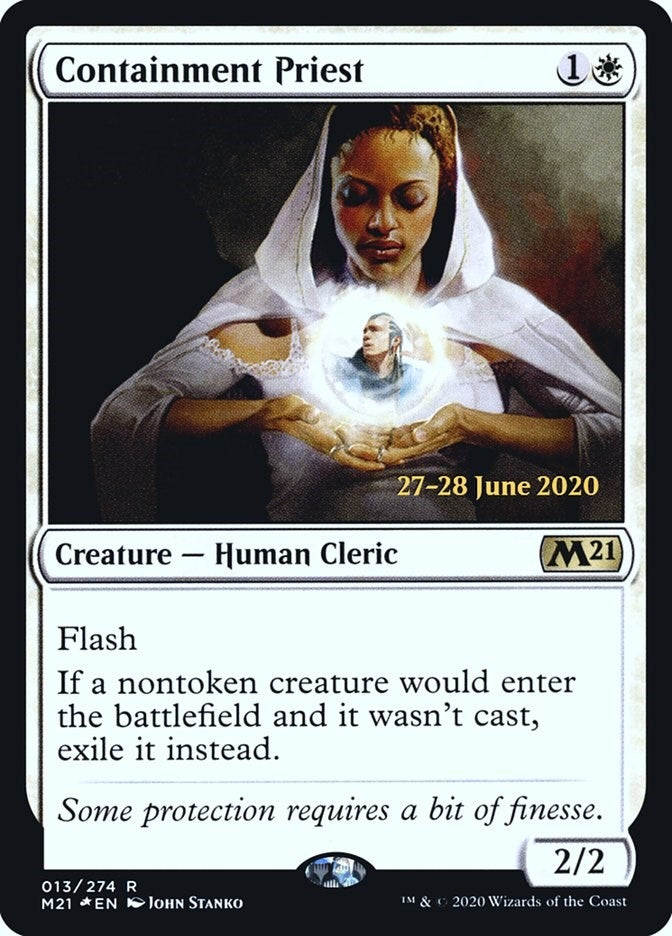 Image for Containment Priest (Prerelease Cards) (13) - Magic: The Gathering