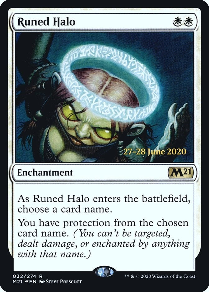 Image for Runed Halo (Prerelease Cards) (32) - Magic: The Gathering
