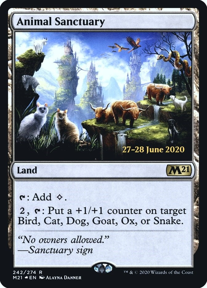 Image for Animal Sanctuary (Prerelease Cards) (242) - Magic: The Gathering