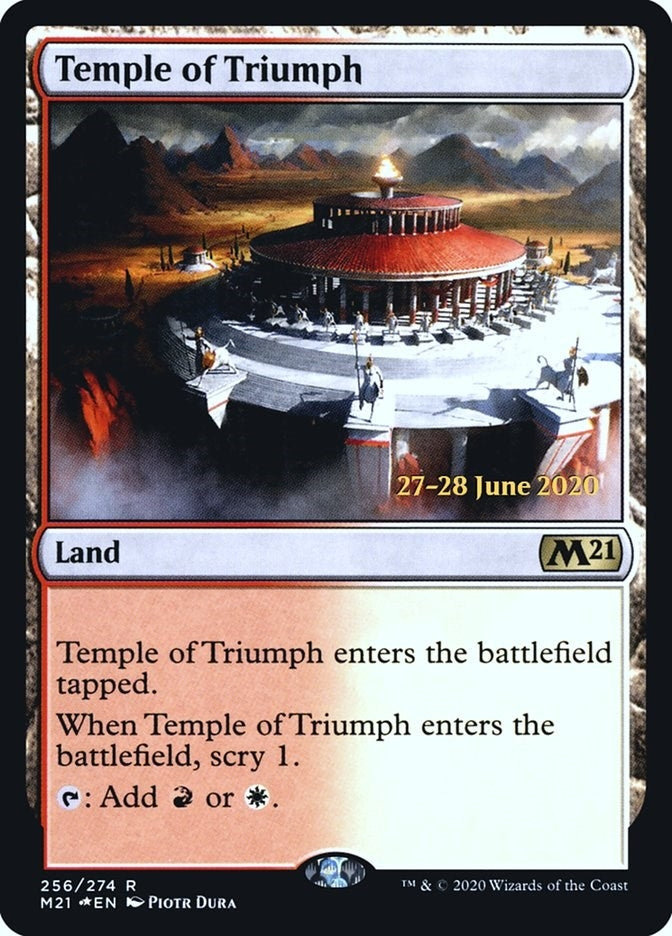 Image for Temple of Triumph (M21) (Prerelease Cards) (256) - Magic: The Gathering