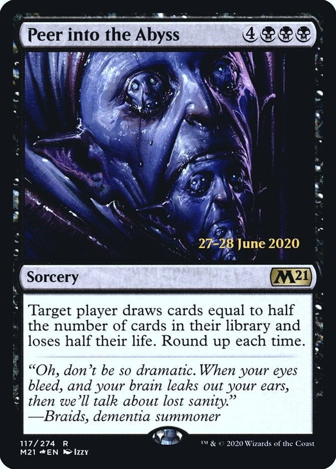 Image for Peer into the Abyss (Prerelease Cards) (117) - Magic: The Gathering