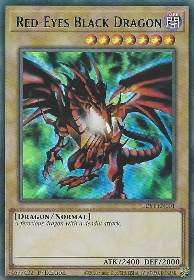 Image for Red-Eyes Black Dragon (Blue) (Legendary Duelists: Season 1) (LDS1-EN001) - YuGiOh