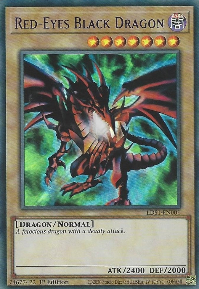 Image for Red-Eyes Black Dragon (Purple) (Legendary Duelists: Season 1) (LDS1-EN001) - YuGiOh