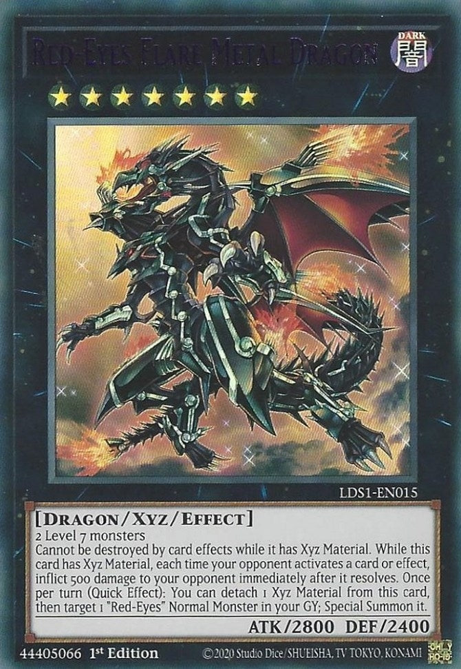 Image for Red-Eyes Flare Metal Dragon (Purple) (Legendary Duelists: Season 1) (LDS1-EN015) - YuGiOh
