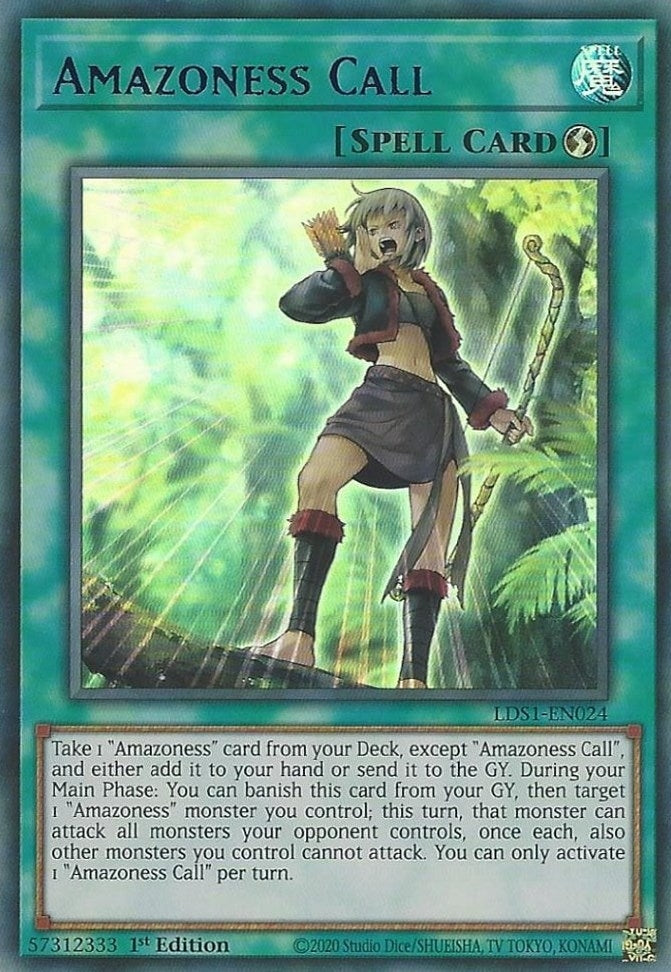 Image for Amazoness Call (Blue) (Legendary Duelists: Season 1) (LDS1-EN024) - YuGiOh