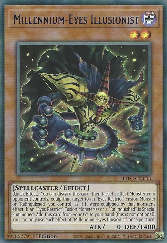 Image for Millennium-Eyes Illusionist (Blue) (Legendary Duelists: Season 1) (LDS1-EN045) - YuGiOh