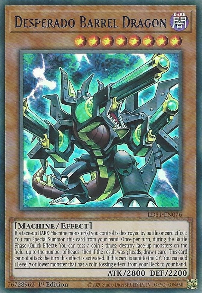 Image for Desperado Barrel Dragon (Blue) (Legendary Duelists: Season 1) (LDS1-EN076) - YuGiOh