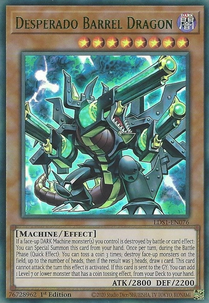 Image for Desperado Barrel Dragon (Green) (Legendary Duelists: Season 1) (LDS1-EN076) - YuGiOh