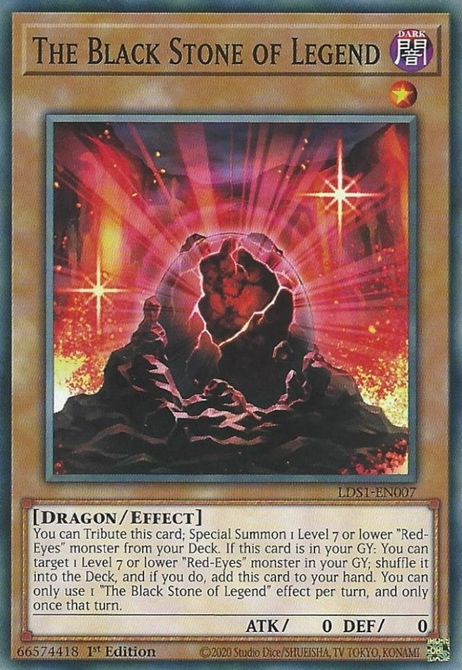 Image for The Black Stone of Legend (Legendary Duelists: Season 1) (LDS1-EN007) - YuGiOh