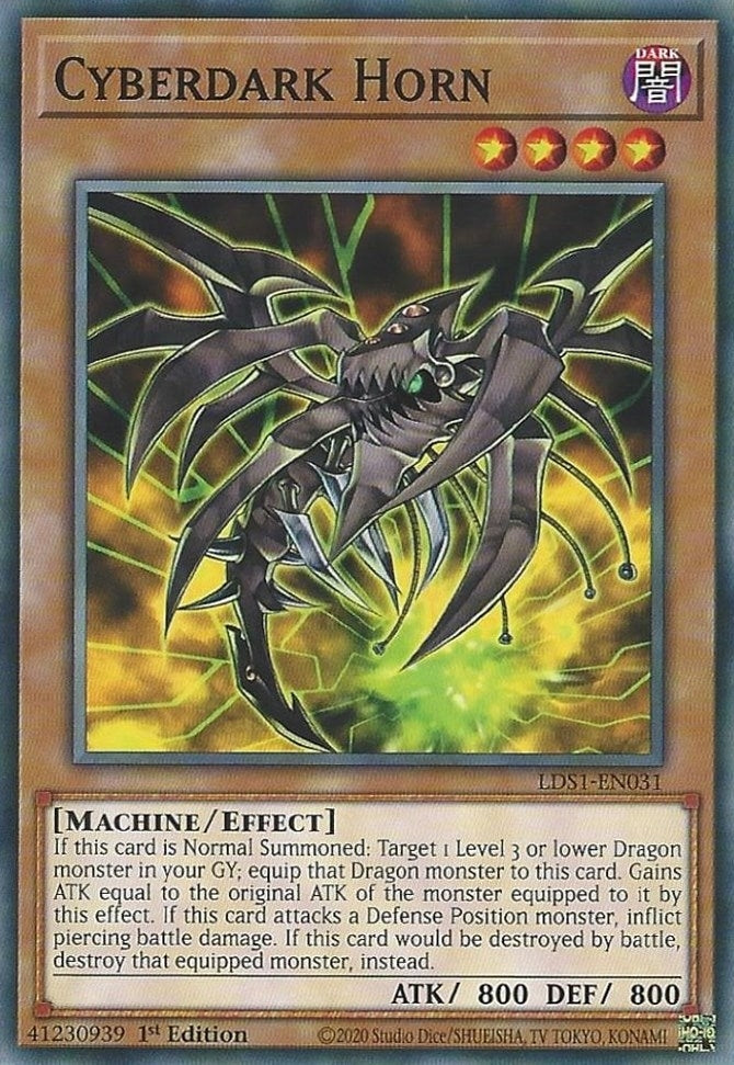 Image for Cyberdark Horn (Legendary Duelists: Season 1) (LDS1-EN031) - YuGiOh