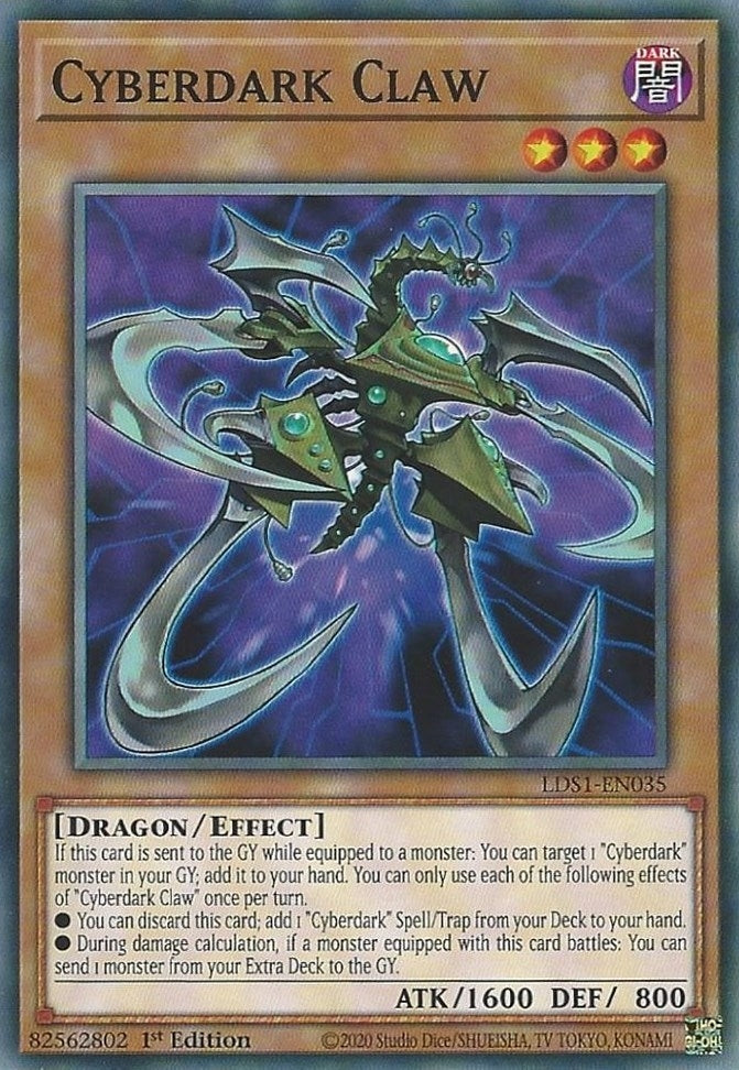 Image for Cyberdark Claw (Legendary Duelists: Season 1) (LDS1-EN035) - YuGiOh