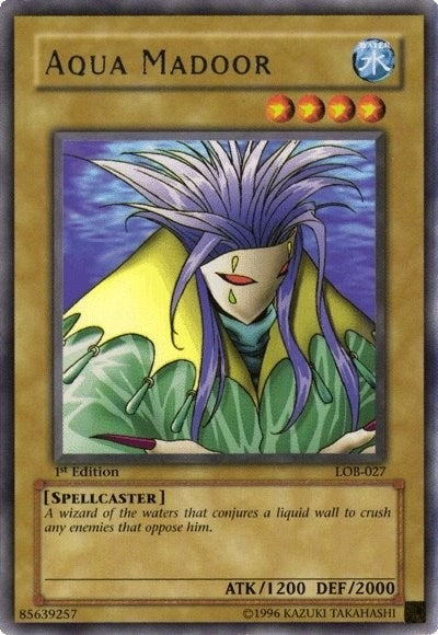 Image for Aqua Madoor (The Legend of Blue Eyes White Dragon) (LOB-027) - YuGiOh
