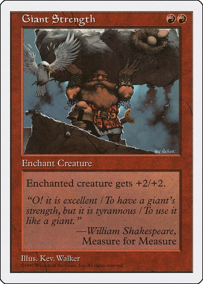 Image for Giant Strength (Fifth Edition) - Magic: The Gathering