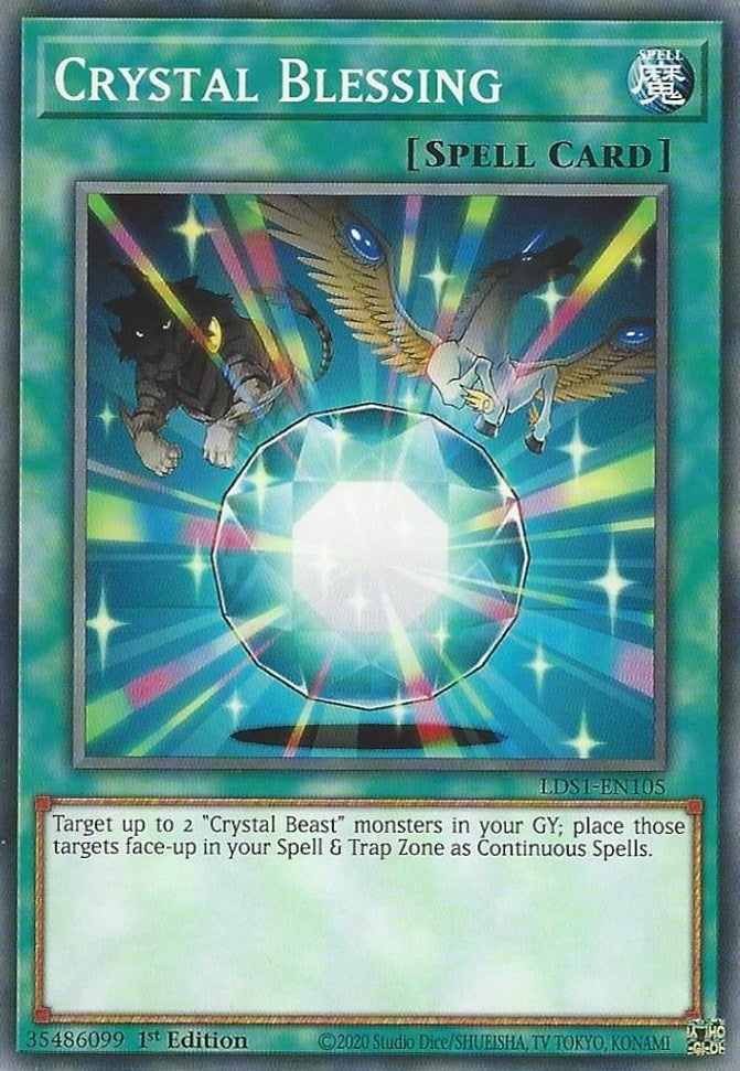Image for Crystal Blessing (Legendary Duelists: Season 1) (LDS1-EN105) - YuGiOh