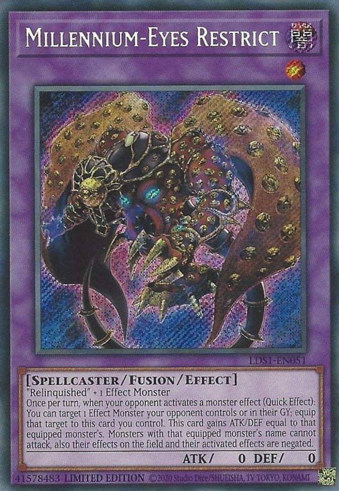 Image for Millennium-Eyes Restrict (Legendary Duelists: Season 1) (LDS1-EN051) - YuGiOh