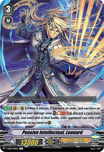 Image for Pensive Intellectual, Leonard (V-EB14: The Next Stage) (V-EB14/035EN) - Cardfight Vanguard
