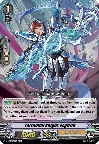 Image for Torrential Knight, Ecgfrith (V-EB14: The Next Stage) (V-EB14/040EN) - Cardfight Vanguard