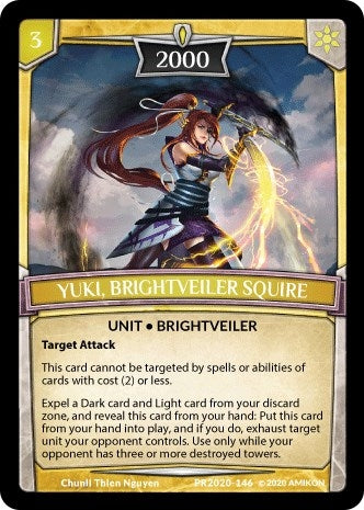 Image for Yuki, Brightveiler Squire (Argent Saga Promos) (PR2020-146) - Argent Saga TCG
