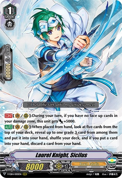 Image for Laurel Knight, Sicilus (V-EB14: The Next Stage) (V-EB14/005EN) - Cardfight Vanguard