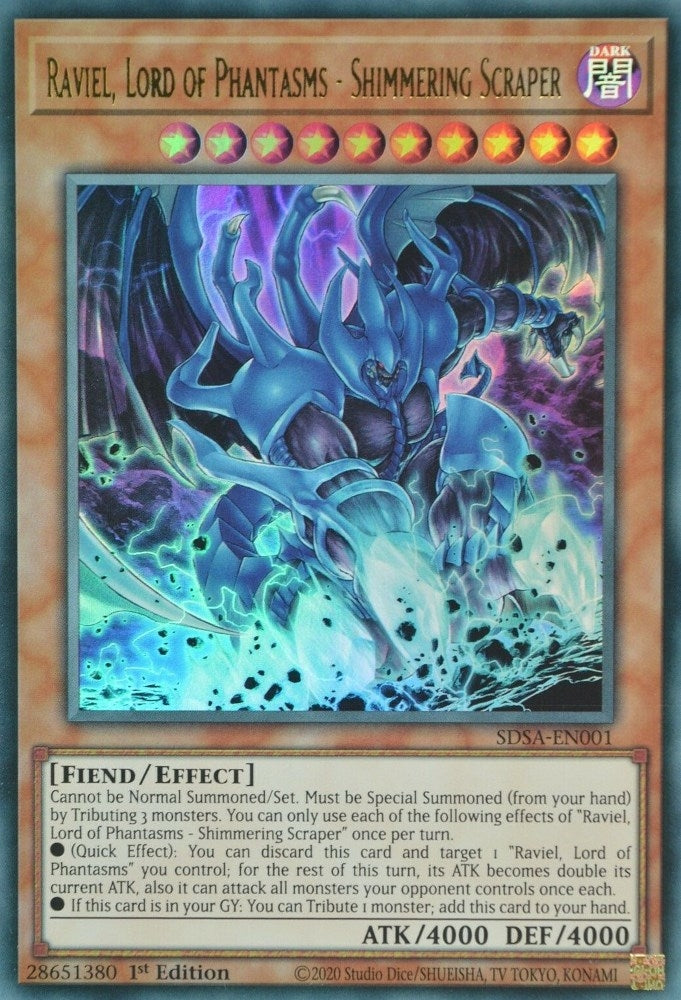 Image for Raviel, Lord of Phantasms - Shimmering Scraper (Structure Deck: Sacred Beasts) (SDSA-EN001) - YuGiOh
