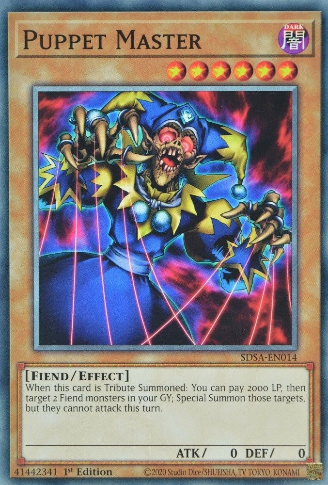 Image for Puppet Master (Structure Deck: Sacred Beasts) (SDSA-EN014) - YuGiOh