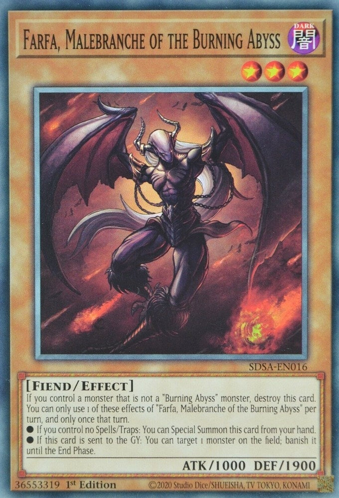 Image for Farfa, Malebranche of the Burning Abyss (Structure Deck: Sacred Beasts) (SDSA-EN016) - YuGiOh